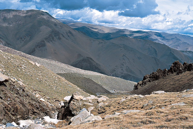 Née des glacis du Gobi, la chaîne de l’Altai mongol longe la Dzoungarie chinoise jusqu’en Sibérie. Elle culmine au mont Khuiten à 4 373 mètres et se raccorde, dans la République d’Altai et le Touva, à l’Altai russe, plus compact et humide.